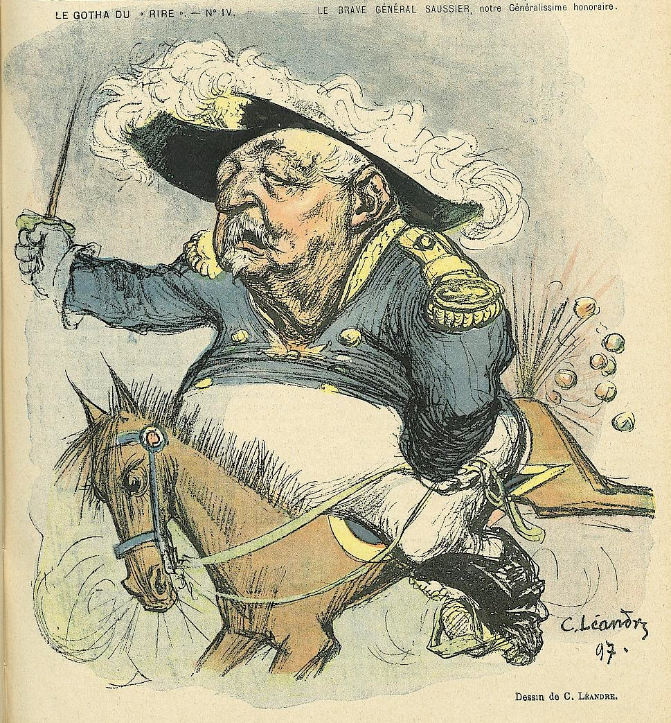 Charles Léandre - Caricatura di Félix Gustave Saussier